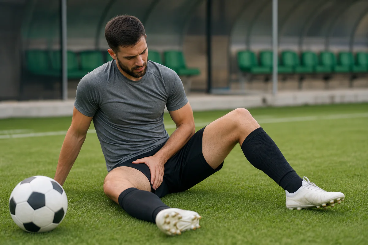 Blessure adducteur football : 5 signes avant la rechute