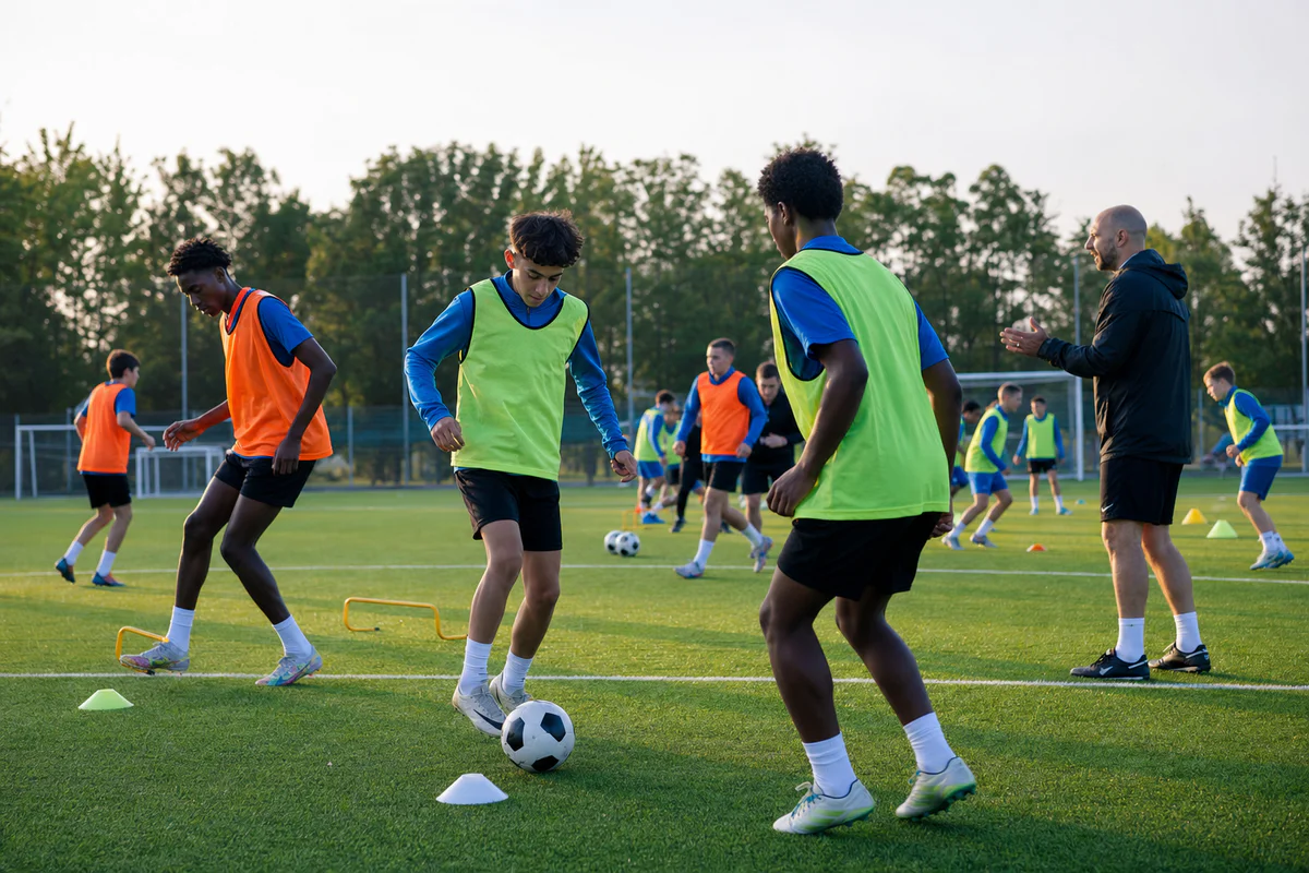 L’échauffement football ludique change plus qu’un début de séance