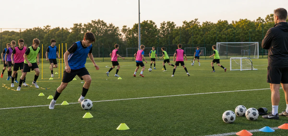 Entraînement de football U13, comment construire une séance qui fait progresser ?