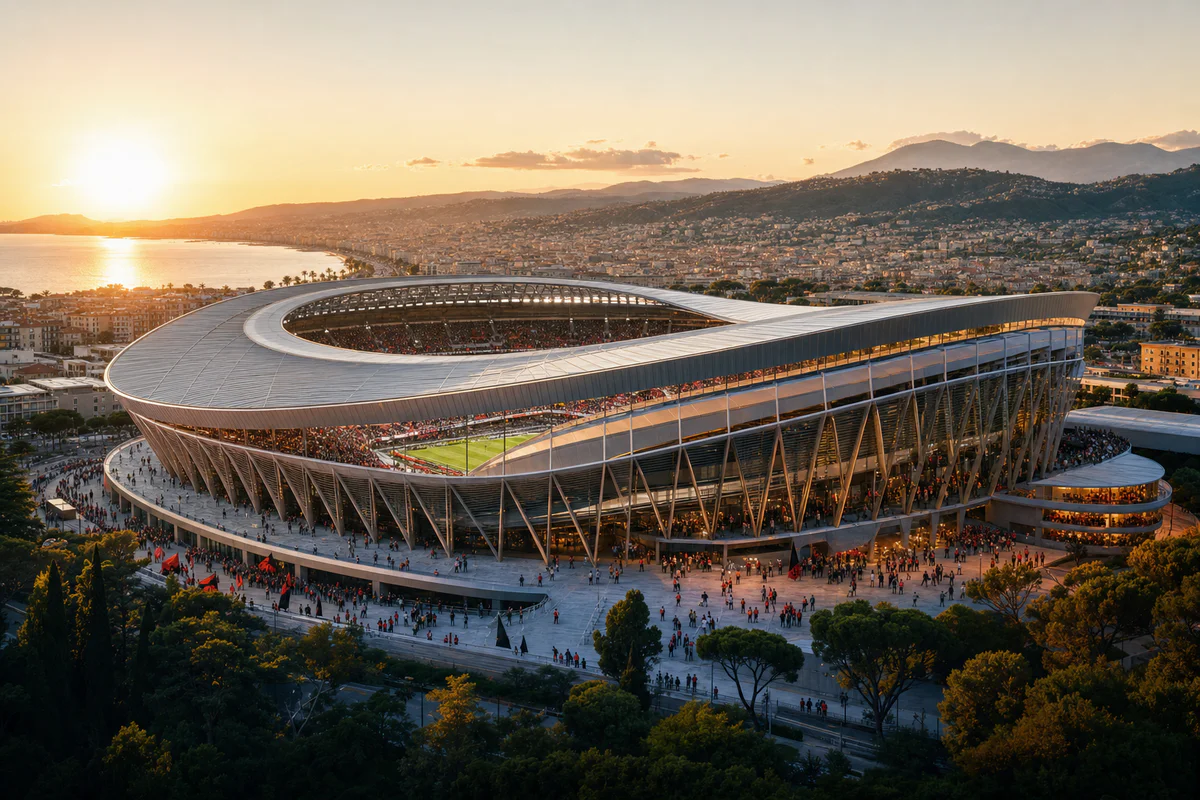 Nice France football stadium : l'Allianz Riviera expliqué aux visiteurs