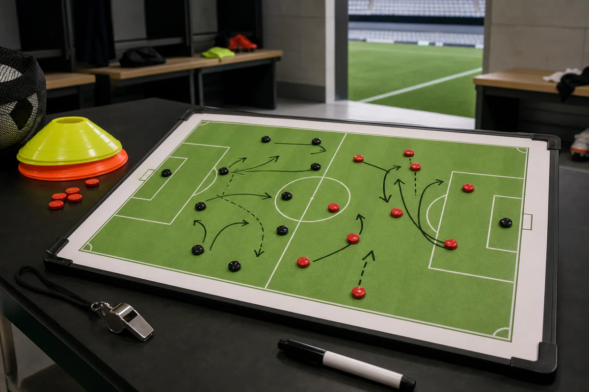 Tableau tactique football : comment choisir le bon support